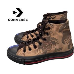 New Converse Chuck Taylor All Star Sailor Jerry Tattoo Hi Sneakers 5.5